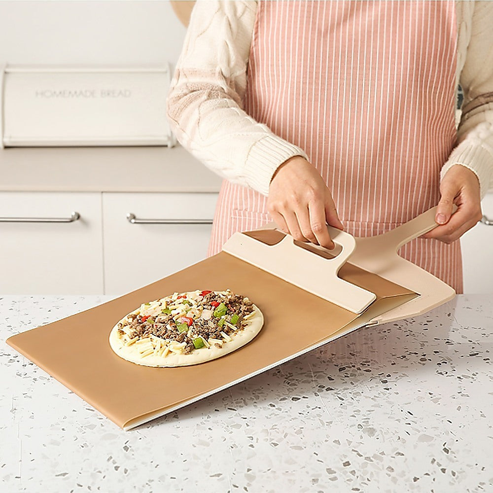 Kitchen Utensils: Pizza Slider Transfer Sliding Magic Peel Paddle