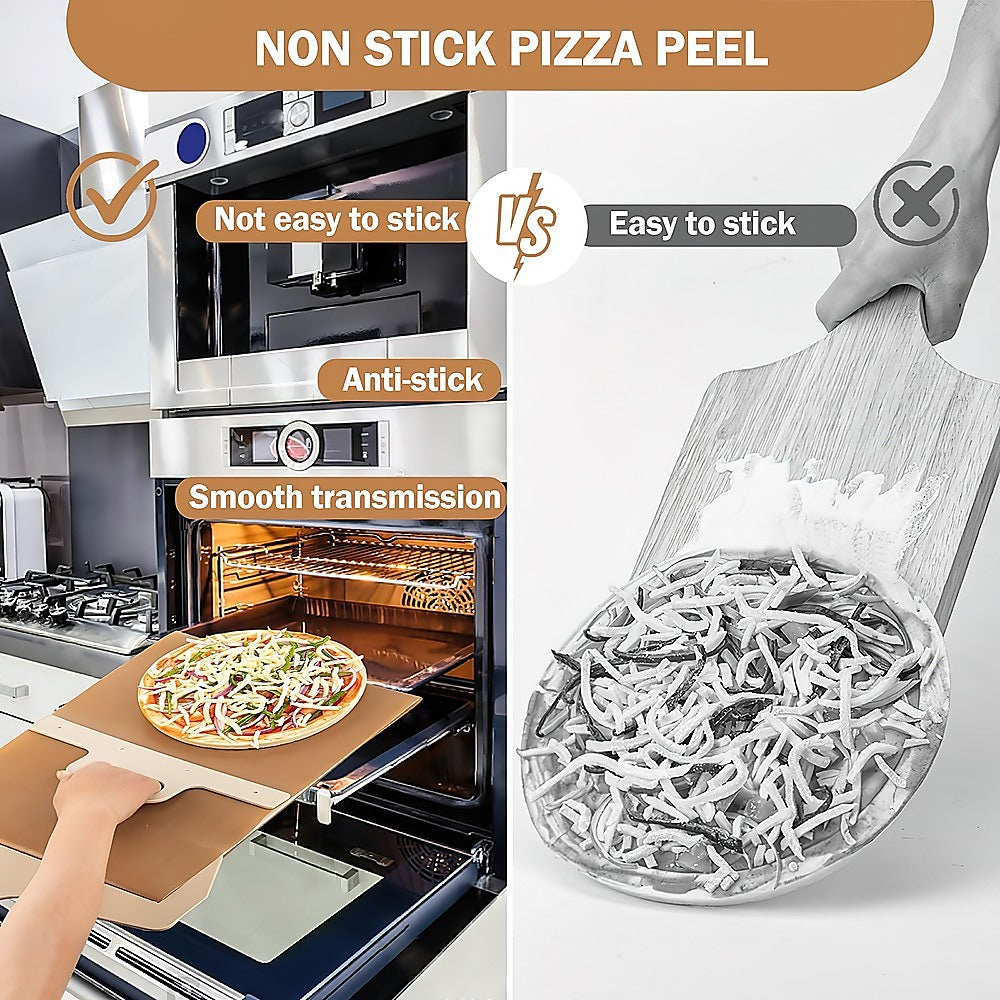 Kitchen Utensils: Pizza Slider Transfer Sliding Magic Peel Paddle