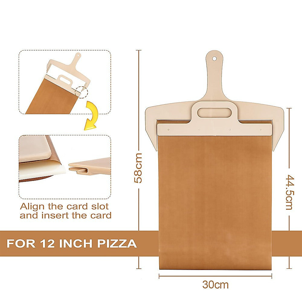 Kitchen Utensils: Pizza Slider Transfer Sliding Magic Peel Paddle