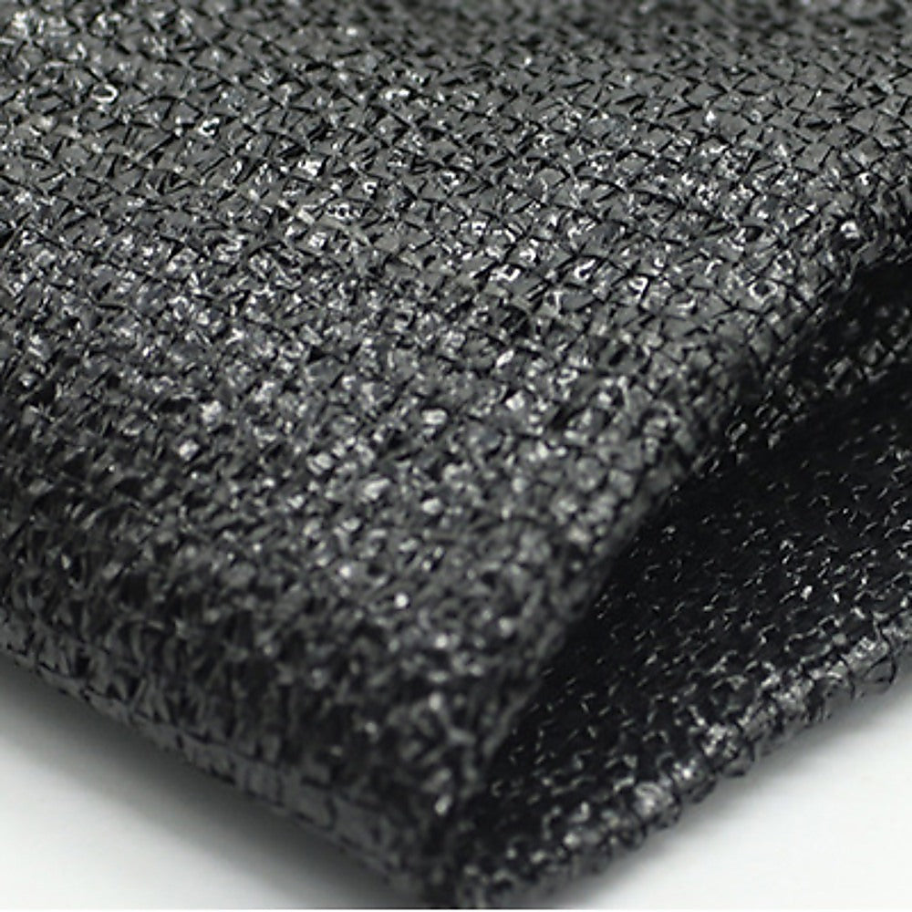 Umbrellas & Sunshades: 20m x 2m Fence Windscreen Privacy Screen Shade Cover Black Fabric Mesh Garden