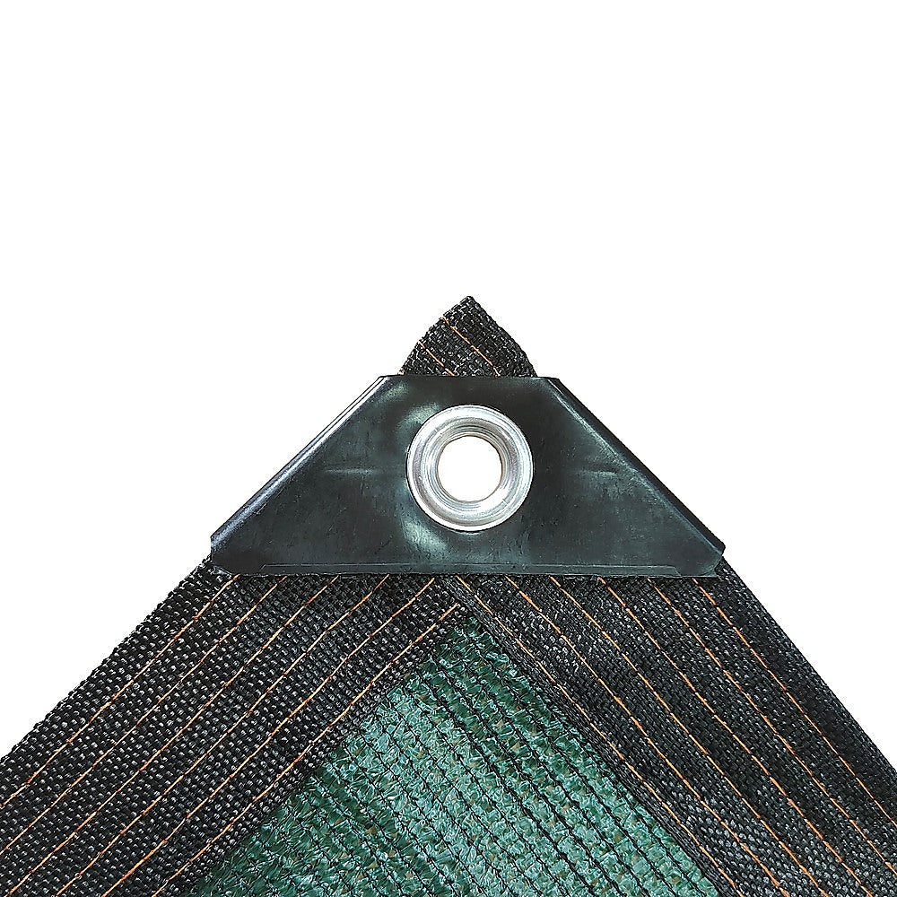 Umbrellas & Sunshades: 20m x 2m Fence Windscreen Privacy Screen Shade Cover Dark Green Fabric Mesh Garden