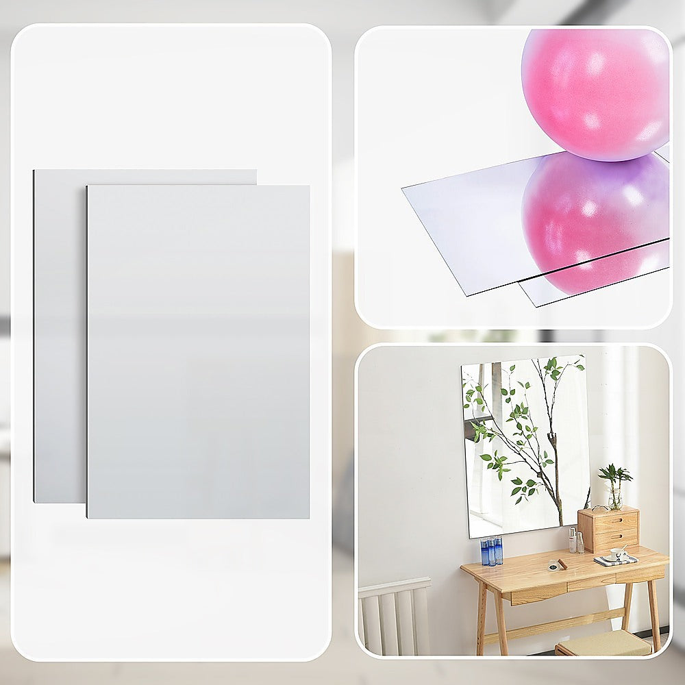 Mirrors: MIRROR Acrylic Sheet Perspex Sheet Panel 2pc/set 900mm x 600mm x 3mm