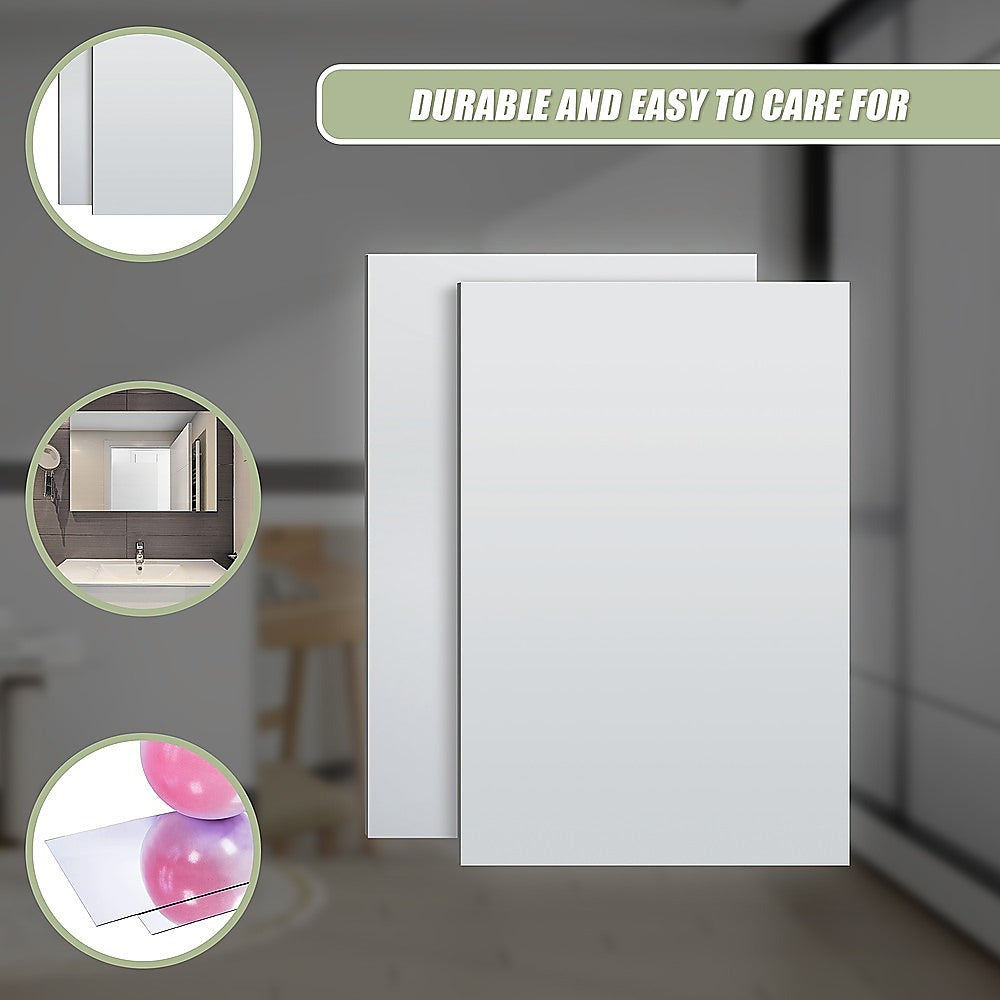 Mirrors: MIRROR Acrylic Sheet Perspex Sheet Panel 2pc/set 900mm x 600mm x 3mm