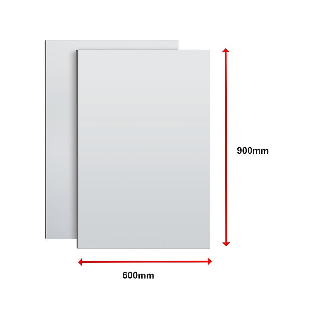 Mirrors: MIRROR Acrylic Sheet Perspex Sheet Panel 2pc/set 900mm x 600mm x 3mm