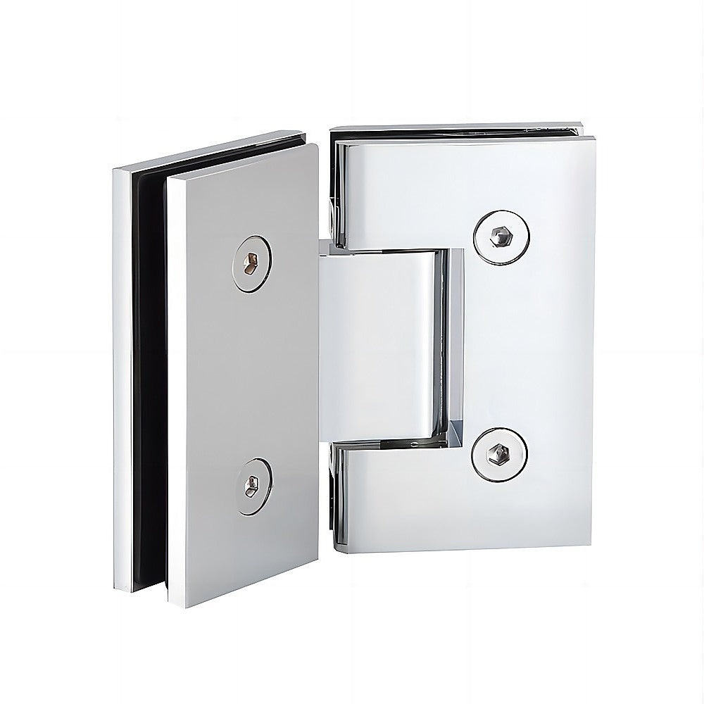 Shower Heads & Screens: 100cm Frameless Diamond Shower Screen with Chrome Channels and SS Hinges