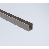 90x70cm Corner Frameless Shower Screen with Gunmetal Channel and Brass Hinges