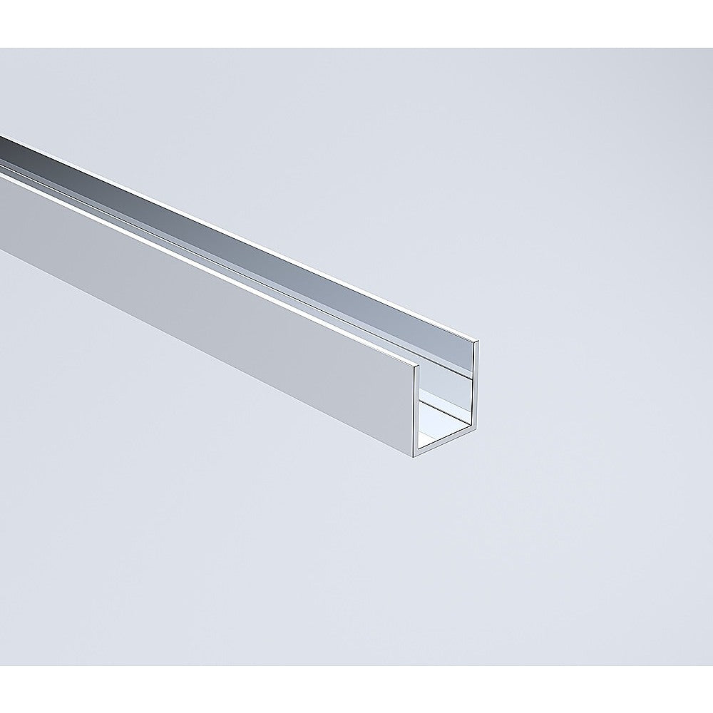 Shower Heads & Screens: 110x100cm Corner Frameless Shower Screen  Chrome Wall & Floor Channel with Brass Hinges for Elegant Bathrooms