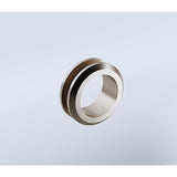 90x90cm Double Door Corner Shower with Nickel Channels and SS Hinges, Round Handle