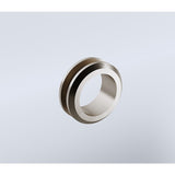 Shower Heads & Screens: 90x90cm Double Door Corner Shower with Nickel Channels and Brass Hinges, Round Handle