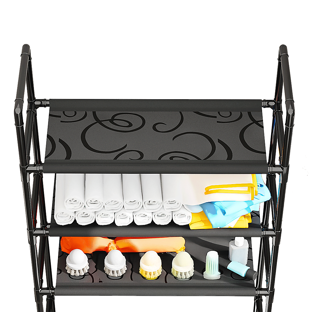 Storage Shelf 3 Tier Rack Portable Laundry Stand Unit Organiser