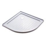 100x100cm Rounded Curved Shower Base in White