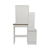 Dressing Vanity & Dressing Tables: Dressing Table LED Makeup Mirror Stool Set Vanity Desk With Drawer Lighted