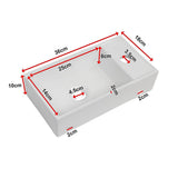 Sinks: Small Compact Bathroom Cloakroom Hand Wash Basin Sink Ceramic Wall Hung