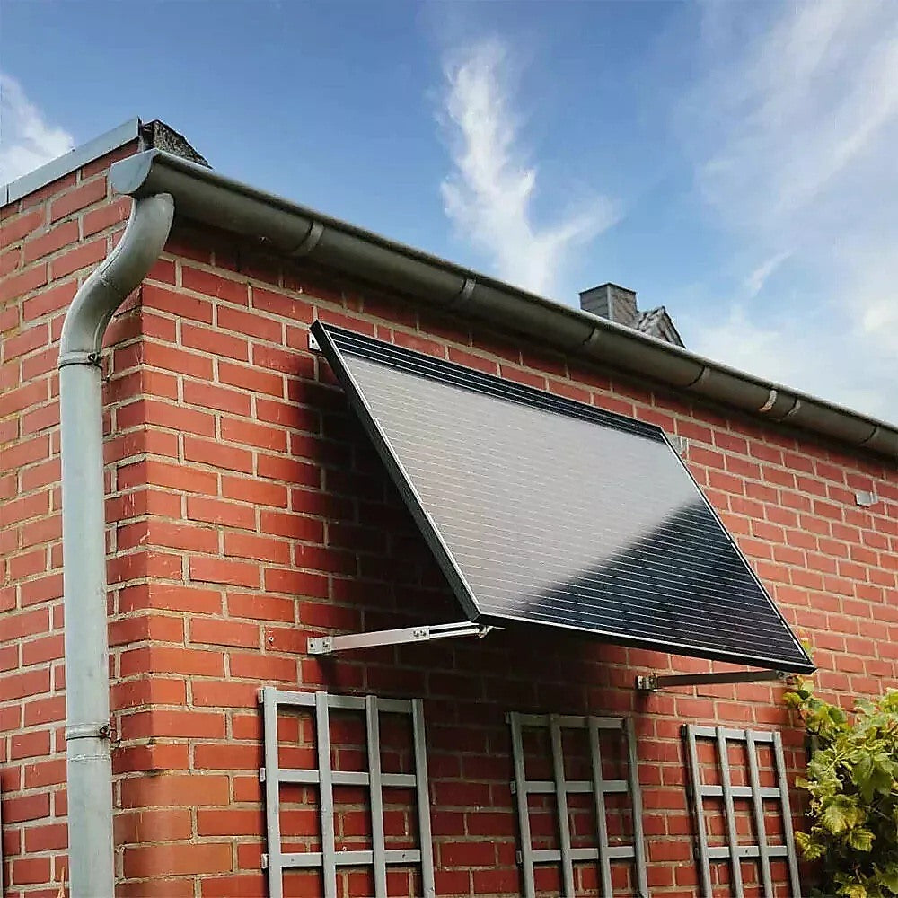 Building Materials: Adjustable Solar Panel Tilt Mount Brackets Kit  Roof, Ground & Boat Mounting System for Secure Installation