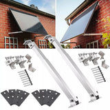 Adjustable Solar Panel Tilt Mount Brackets Kit Ground Roof Boat Mounting System