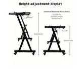 Musical Keyboards: Z-Style Keyboard Stand  Heavy Duty Adjustable Piano Stand for Digital Keyboards & Portable Use
