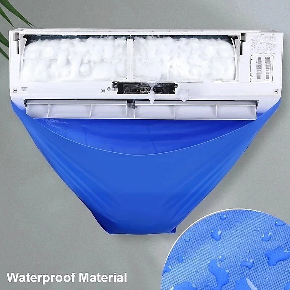 Commercial Cleaning Equipment: Air Conditioner Cleaning Cover Bag Kit  Leakproof Waterproof Dust Protection for Split Systems