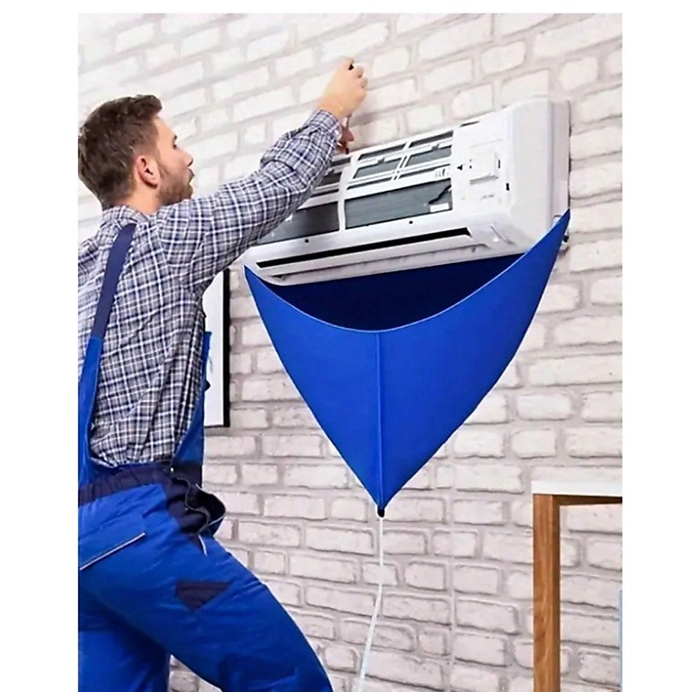 Commercial Cleaning Equipment: Air Conditioner Cleaning Cover Bag Kit  Leakproof Waterproof Dust Protection for Split Systems