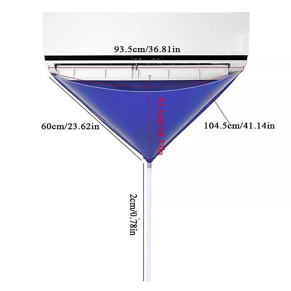 Commercial Cleaning Equipment: Air Conditioner Cleaning Cover Bag Kit  Leakproof Waterproof Dust Protection for Split Systems
