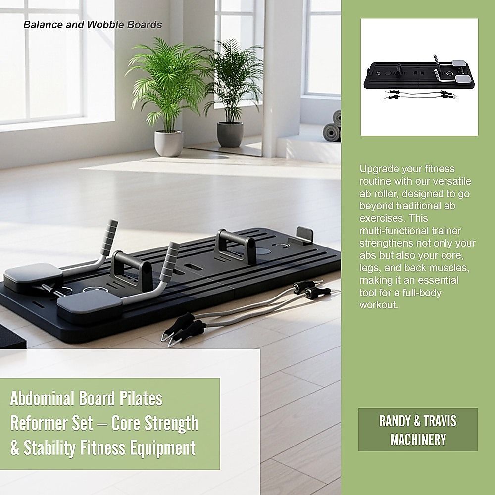 Abdominal Board Pilates Reformer Set – Core Strength & Stability Fitness Equipment
