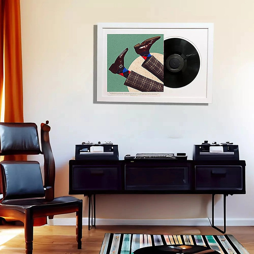 CDs & Vinyl: Vinyl Album Frame  LP Record Display Frame Music Artwork Décor