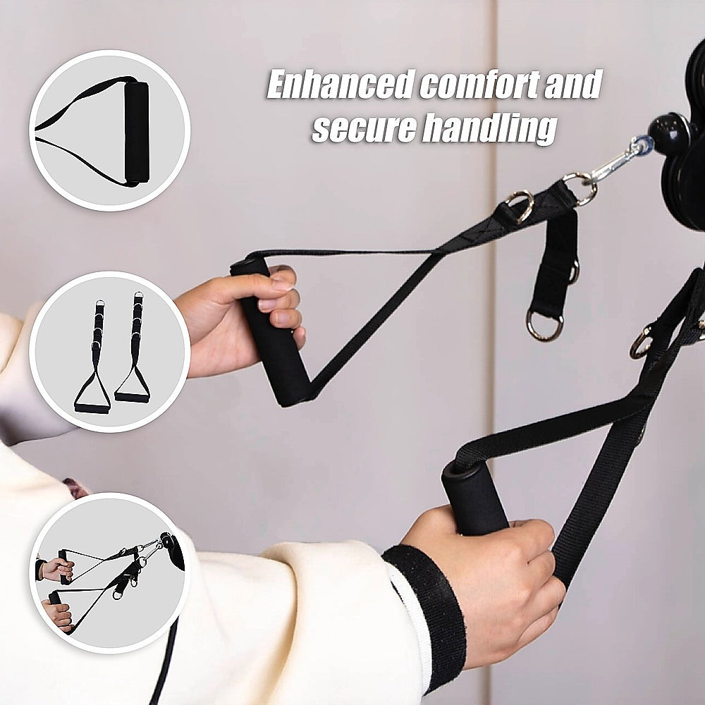 Gym Equipment & Accessories: 2 x Universal Foam Handle Exercise Machine Attachments