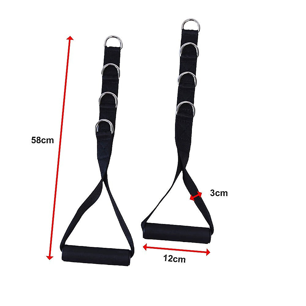 Gym Equipment & Accessories: 2 x Universal Foam Handle Exercise Machine Attachments