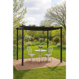 Canopies & Gazebos: 3x4M Aluminium Pergola Marquee with Retractable Roof  Garden Canopy