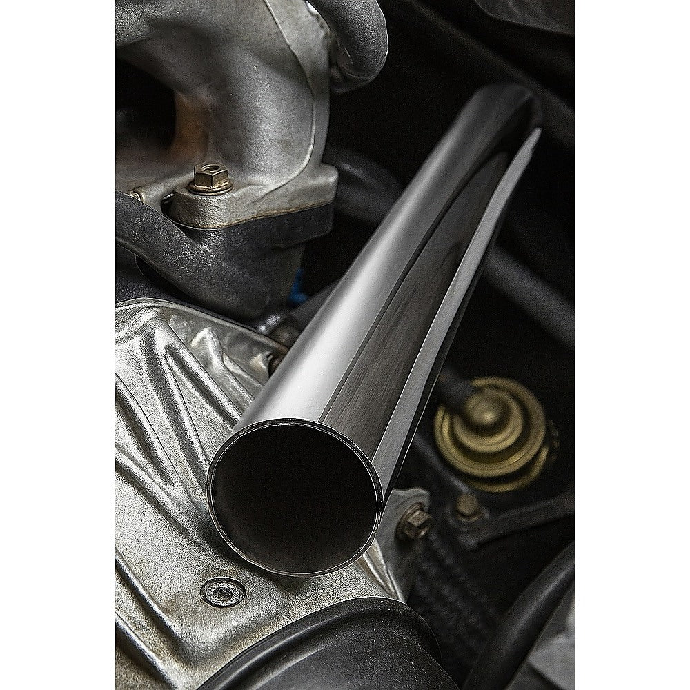 Fuel & Exhaust: Universal 76mm Stainless Steel Exhaust Intake Pipe Polished Fitting