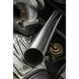 Fuel & Exhaust: Universal 76mm Stainless Steel Exhaust Intake Pipe Polished Fitting