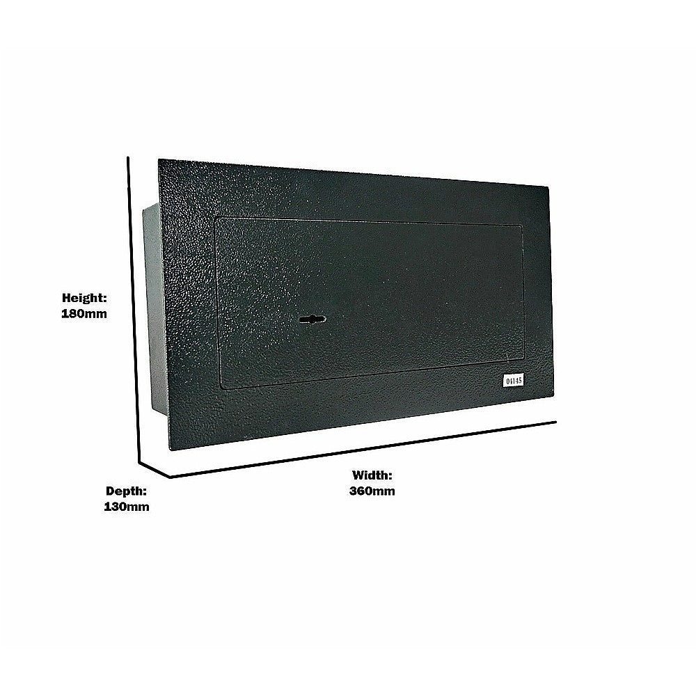 Safes & Lock Boxes: Underfloor Concealed Safe with Key  Heavy Duty Hidden Security Box