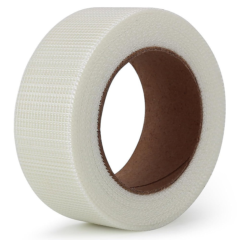 Building Materials: 24-Pack Fibreglass Plasterboard Joint Tapes  50mm x 90m Self-Adhesive Drywall Mesh Rolls