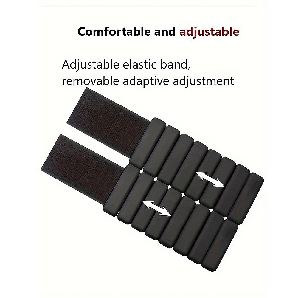Free Weights: 2-Piece Ankle & Wrist Weights  2kg Pair Adjustable Workout Bangles (Black)