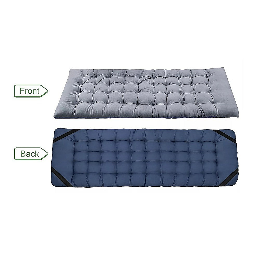 Camp Furniture: Camping Bed Elevated Cot with Mattress Foldable Outdoor Adult Sleeping
