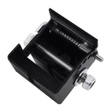 Adjustable Folding UHF Antennas Mount Bracket – Black Bullbar Clamp