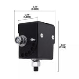 Adjustable Folding UHF Antennas Mount Bracket – Black Bullbar Clamp