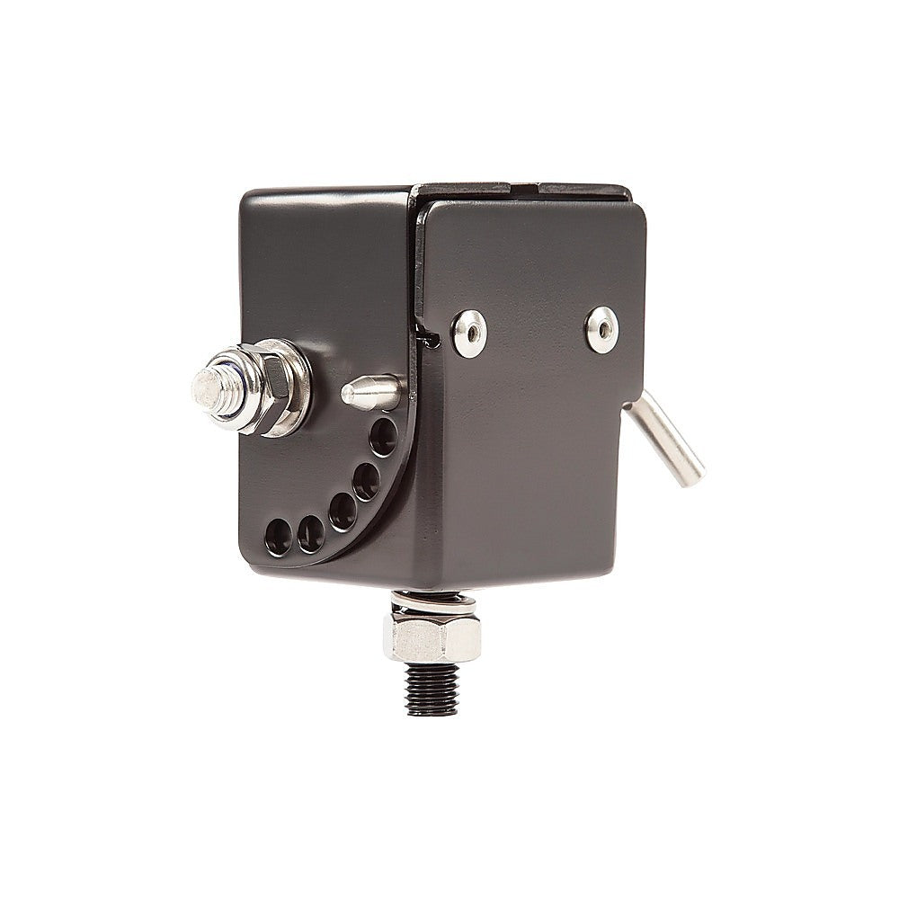 Cross Bar: Adjustable Folding UHF Antennas Mount Bracket  Black Bullbar Clamp