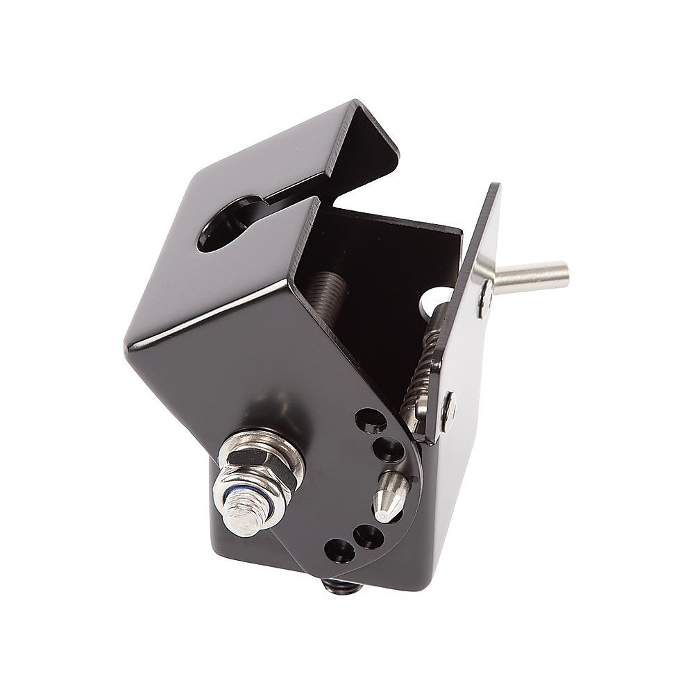 Cross Bar: Adjustable Folding UHF Antennas Mount Bracket  Black Bullbar Clamp