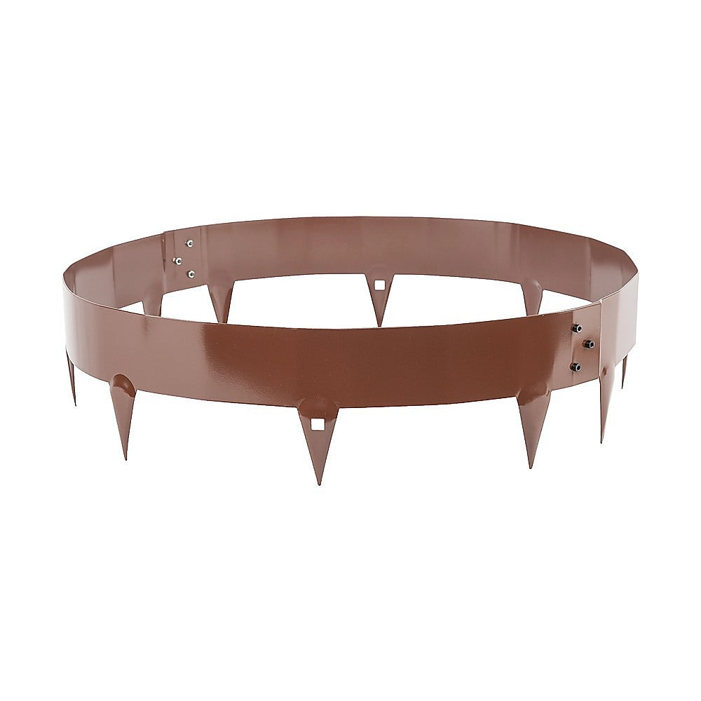 Gardening Accessories: 60cm Steel Garden Tree Ring with Spikes  Heavy-Duty Root Barrier & Edging