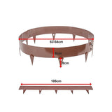 Gardening Accessories: 60cm Steel Garden Tree Ring with Spikes  Heavy-Duty Root Barrier & Edging