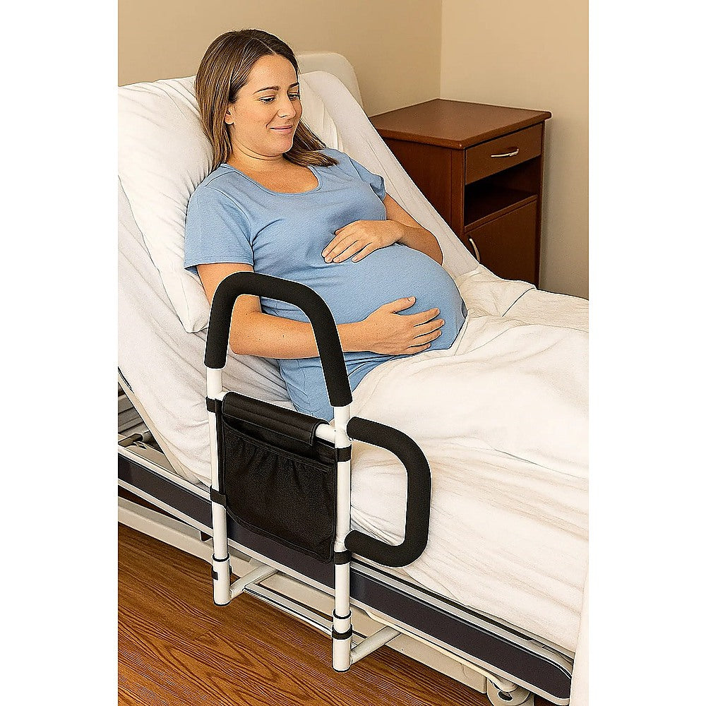 Mobility & Accessibility: Adjustable Bed Rail for Elderly  Safety Support Bar for Adults