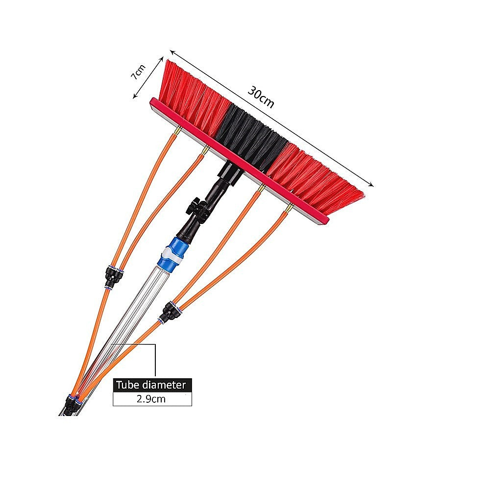 Commercial Cleaning Equipment: 7m Water Fed Pole Cleaning Kit  Solar Panel & Window Cleaner System with Brush