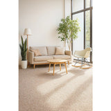 Flooring: 5m² Beige Carpet Tiles Set  Commercial & Domestic Flooring for Office, Retail, Home