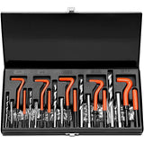 Automotive Repair & Speciality Tools: 131pc Helicoil-Type Thread Repair Kit  Metric Insert Tool Set for Damaged Threads