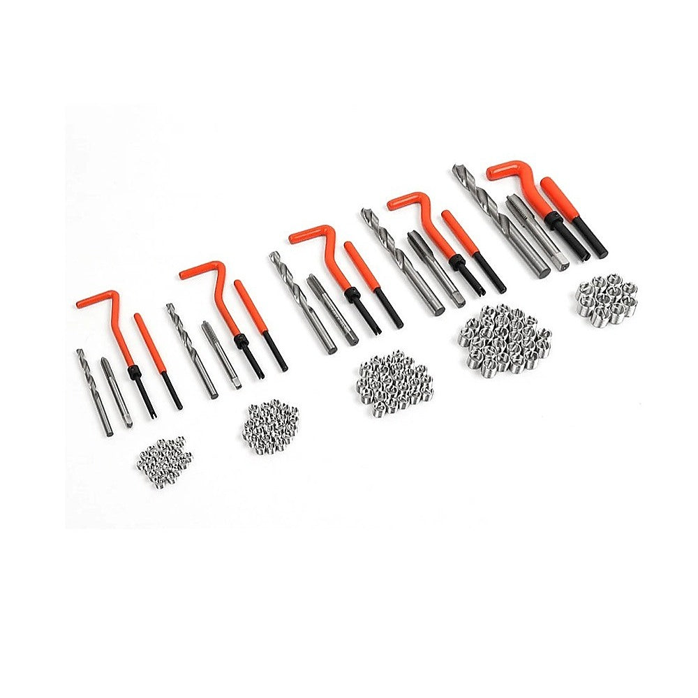 Automotive Repair & Speciality Tools: 131pc Helicoil-Type Thread Repair Kit  Metric Insert Tool Set for Damaged Threads