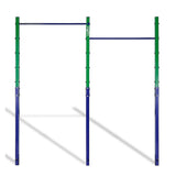 Gym Equipment & Accessories: Double Outdoor Pull-Up Bar  Height Adjustable Gymnastics & Fitness Bar