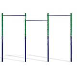 Gym Equipment & Accessories: Triple Outdoor Pull-Up Bar  Height Adjustable Gymnastics & Fitness Bar