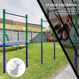 Gym Equipment & Accessories: Triple Outdoor Pull-Up Bar  Height Adjustable Gymnastics & Fitness Bar