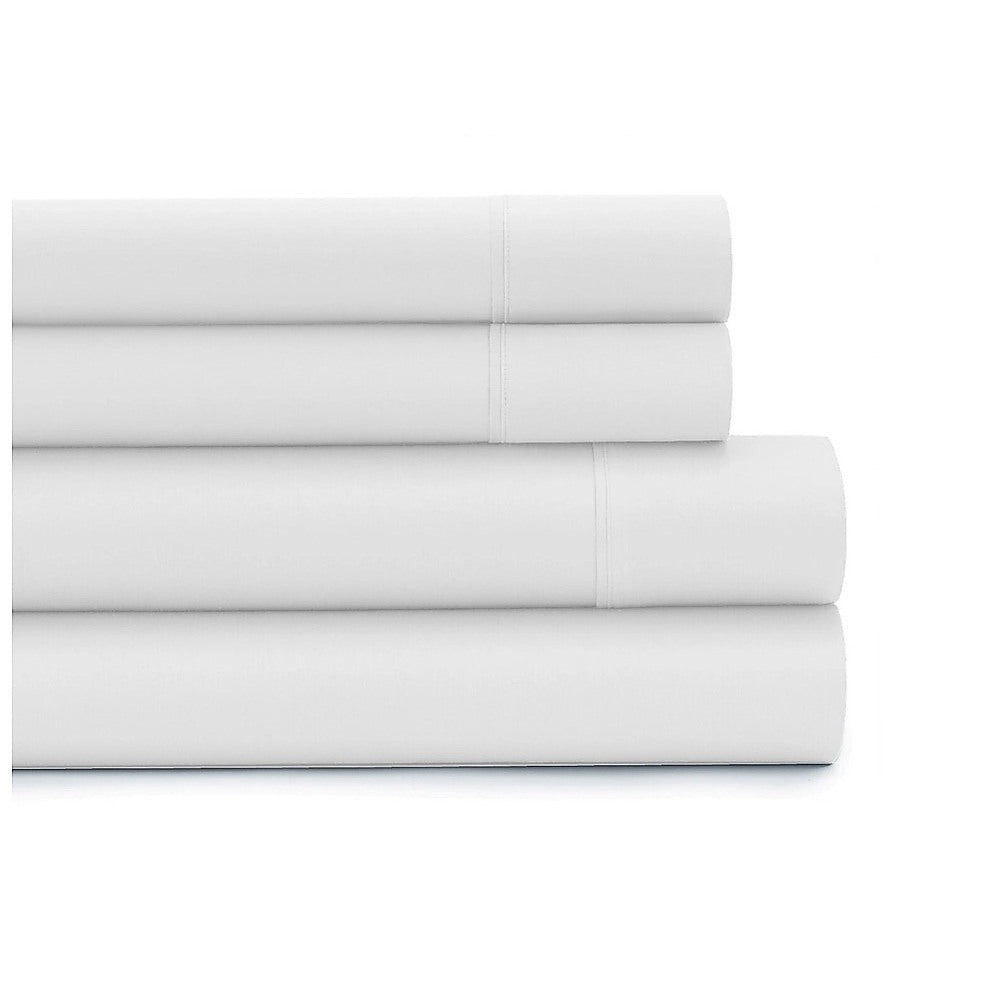Bed Sheets: Queen Bed Sheet Set  1800 Series Microfiber, Deep Pocket, Soft & Breathable, White