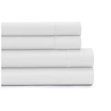 Bed Sheets: King Bed Sheet Set  1800 Series Microfiber, Deep Pocket, Soft & Breathable, White